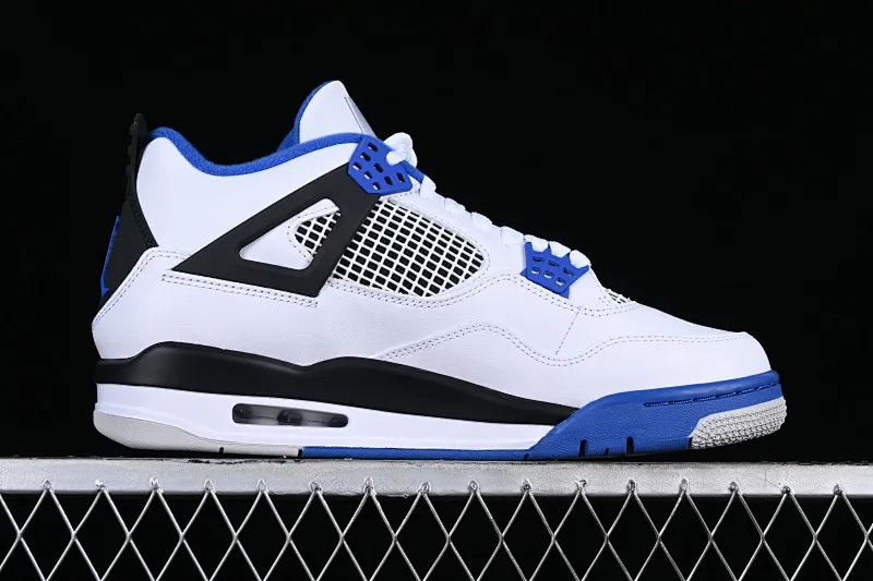 All categories Air Jordan Jordan series basketball shoes Air Jordan 4 GX foreign trade version Air Jordan 4 Retro AJ4 Joe 4 white and blue 308497-117